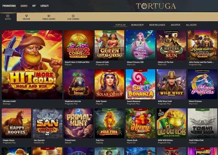 Découvrez les Grands Joies de la Tortuga Casino en Ligne à France